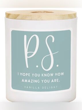 Simply Said, INC Vanilla Candle, P.S., I Hope You Know How Amazing You are